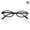 black, variant on Retro small frame hot girl oval glasses frame#