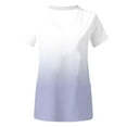 thumbnail image 3 of Njoeus Women's Scrub Tops V-Neck Short Sleeve T-Shirts Working Uniform Dressy Blouse with Two Pocket S-XXL, 3 of 4
