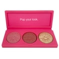 thumbnail image 2 of Clinique Glow To Go Cheek Palette – Black Honey, Heather Blush + Gold Celebration Highlighter, 2 of 6