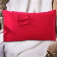 thumbnail image 4 of Fundas de Almohada Suaves y Duraderas Kyuden Home Rojo, 4 of 4