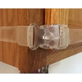 thumbnail image 4 of LockingStraps Baby Safety Lock with Key Lock, Transparent 2-Piece Set, 4 of 5