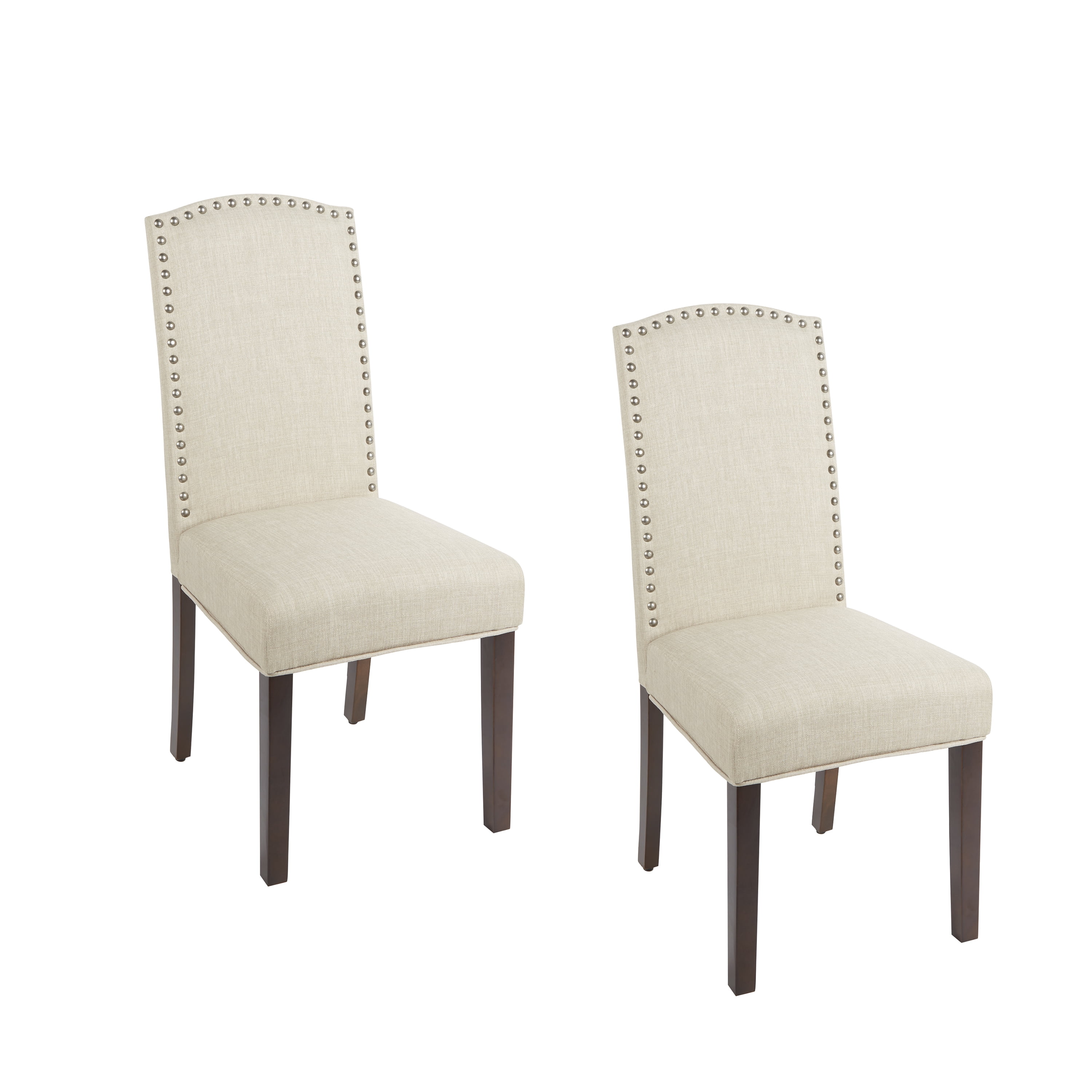 Better Homes Gardens London Faux Linen Dining Chair Set Of 2 Multiple Colors Walmart Com Walmart Com