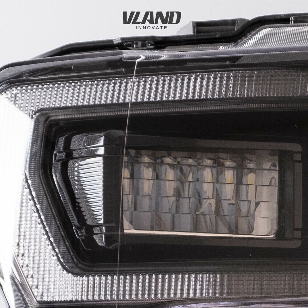 ALL LED Blackout Headlights Fit For Ford F-150 F150 2018-20