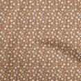 thumbnail image 1 of oneOone Viscose Chiffon Brown Fabric Floral Craft Projects Decor Fabric Printed By The Yard 42 Inch Wide, 1 of 4