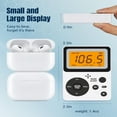 thumbnail image 3 of MesaSe Pocket AM FM Radio Portable with Stereo Earphone  Battery Operated Radio by 2 AAA  Manual Preset  Large Screen  Lock Key Walkman Radio  Sleep Timer  Mini Radio  Digital Radio(No Sp, 3 of 7