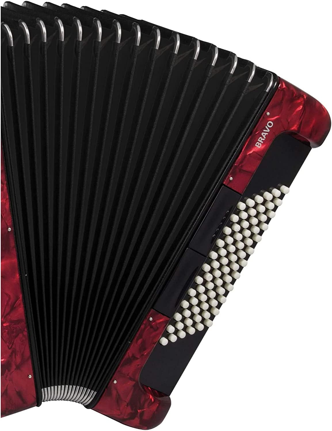Hohner Bravo III 72 Piano Accordion - Red