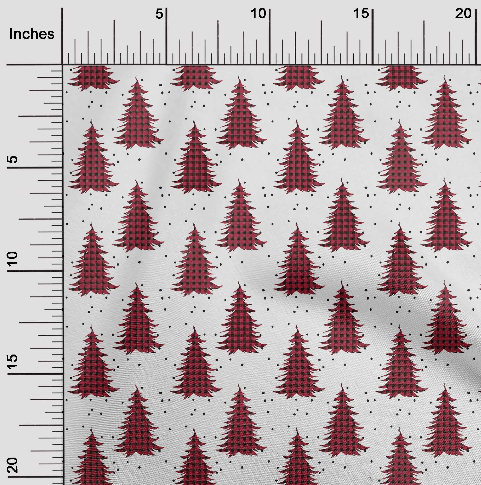 oneOone Cotton Poplin Magenta Fabric Merry Christmas Sewing Craft Projects Fabric Prints By Yard 42 Inch Wide