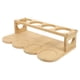 thumbnail image 1 of Bamboo Double Tier Display Shelf for Spice Bottles and Oilcans with NonSlip Design Khaki 2 Tier, 1 of 4