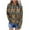 Brown-C, variant on Womens Casual Hoodies Crew Neck Long Sleeve Sweatshirts With Drawstring Pullover Tops Sweaters Fall Fashion Outfits Clothes Brown S