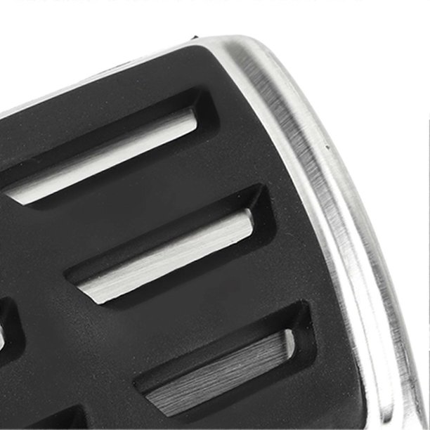 3Pcs Foot Pedal Set Accelerator Brake Footrest Pads Stainless Steel Rubber Antislip Replacement for Tesla Model S X