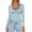 Light Blue, variant on Ekouaer Women's Scoop Neck Long Sleeve Top Stretch Fitted Undershirt Lightweight Basic Thermal Tee
