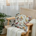 thumbnail image 6 of Virelaxpo Imitation Embroidery Birds and Flowers Print Pillow Case, Ultra Soft 17.7x17.7in Cushion Cover for Sofa and Bedroom Decor, 6 of 6
