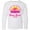 AA-White, variant on Summer Enjoy the Sunshine Venice Beach California in Pink Long Sleeve Youth T-Shirt
