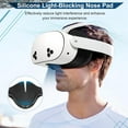 thumbnail image 3 of Facial Interface for Meta Quest 3S - Upgraded Wider PU & Ice Silk Face Cover Pads, Anti-Fog, Anti-Light Leakage VR Headset Accessories for Oculus with Lens Protector Cushion, 3 of 7