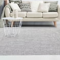thumbnail image 7 of Superior Two-Toned Braided Indoor/ Outdoor Area Rug, Canvas/ White, 4' x 6', 7 of 7