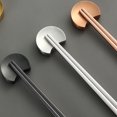 thumbnail image 3 of TidBay Chopstick Holder Stainless Steel Moon Shape Chopstick Rest Desktop Tableware Rack for Home Decoration, 3 of 8