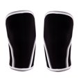 thumbnail image 4 of Rodillera de neopreno 7 mm Sunnimix Negro XS soporte y compresión para levantamiento de pesas baloncesto, 4 of 8