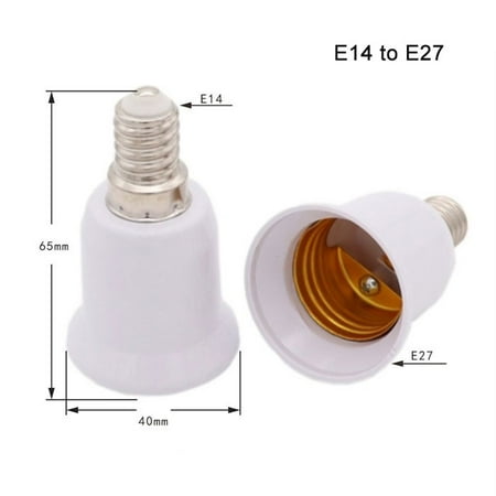 

XUQIANG E27 E26 Socket Extender E27 to E27 Standard Medium Base Lamp Extension Socket Screw Bulb Holder Adapter