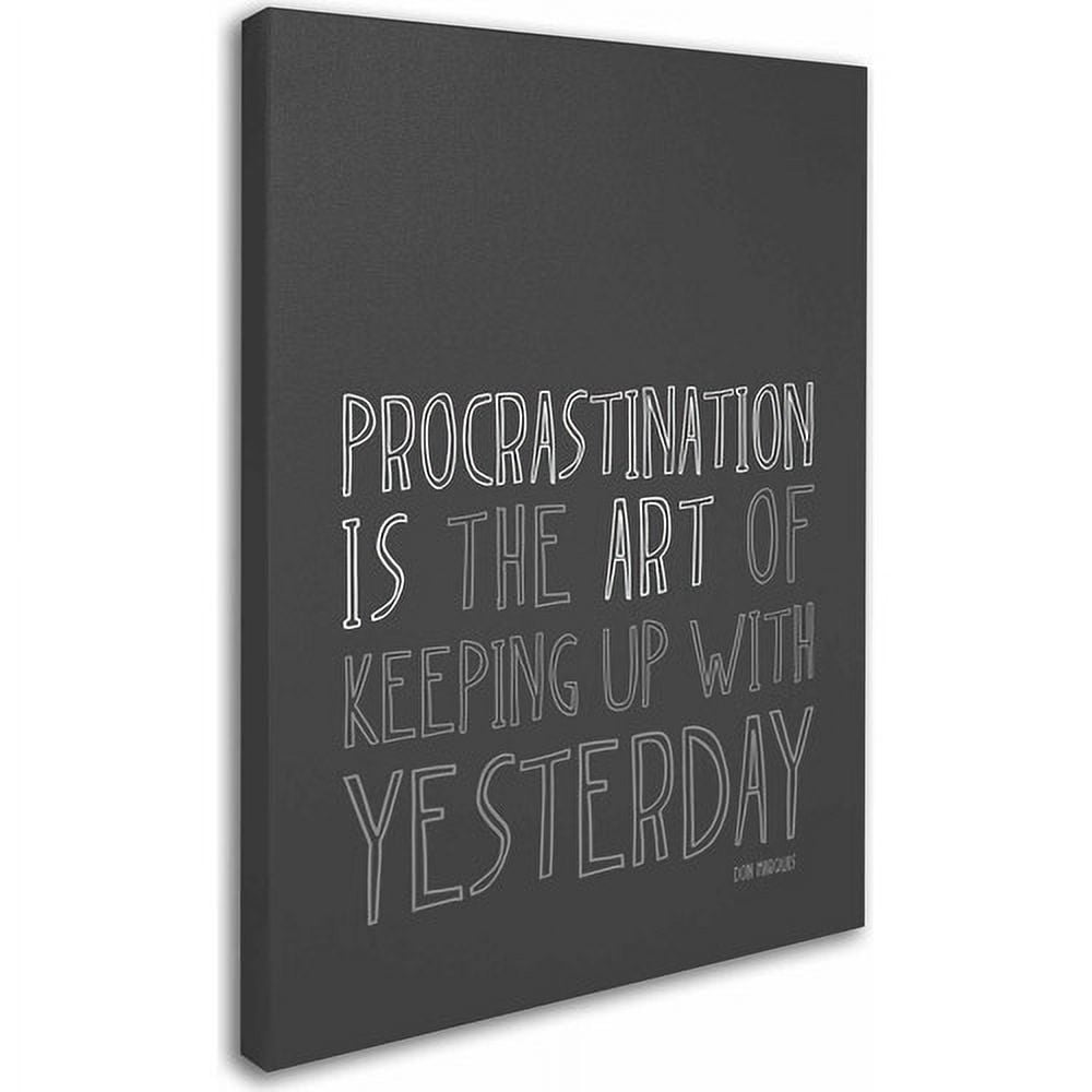 Trademark Fine Art "Artistic Procrastination I" Canvas Art by Megan Romo