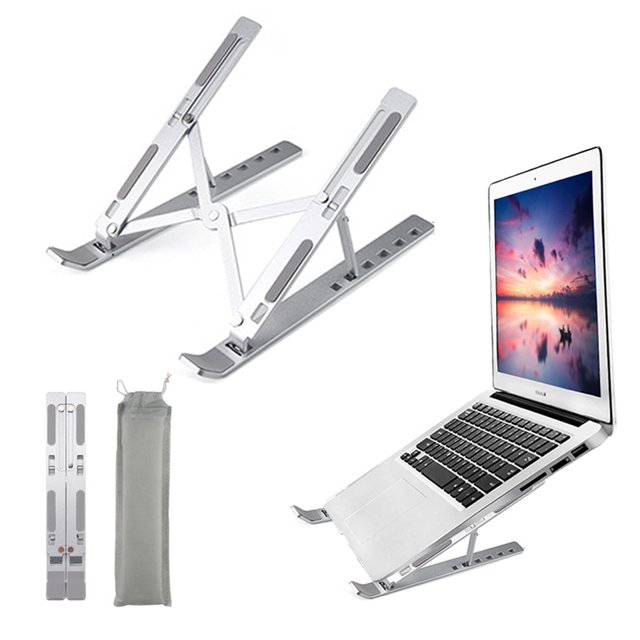 Soporte para ordenador portátil Soporte portátil plegable de aluminio ajustable para ordenador portátil