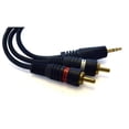 thumbnail image 3 of Cable de Audio Steren 1 Plug 3.5 mm a 2 Plug RCA modelo 254-4500, 3 of 4