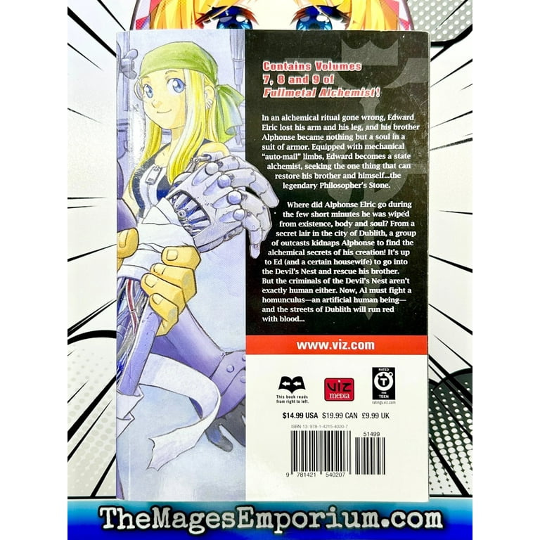 鋼の錬金術師 3-in-1 英語版 Fulll Alchemist Amazon.com: Fullmetal Alchemist (3-in-1 Edition), Vol. 9: Includes