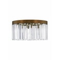 thumbnail image 4 of 50554-91-Livex Lighting-Ashton - 5 Light Flush Mount in Glam Style - 16.25 Inches wide by 8 Inches high-Brushed Nickel Finish, 4 of 7