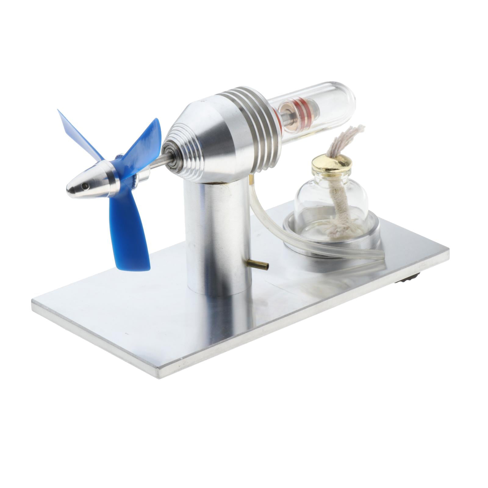 DIY Propeller Stirling Engine Motor Steam Power Heat Model Kits Science Toy 
