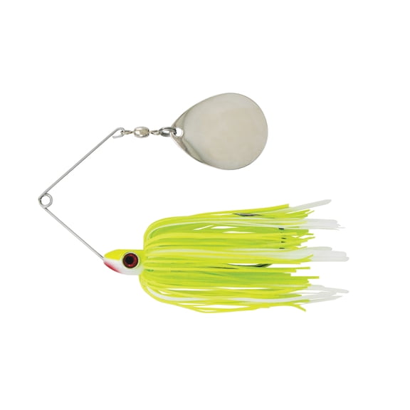 Luck E Strike Red Man Spinnerbait 3/8 oz, #82 Chartreuse/Green/White