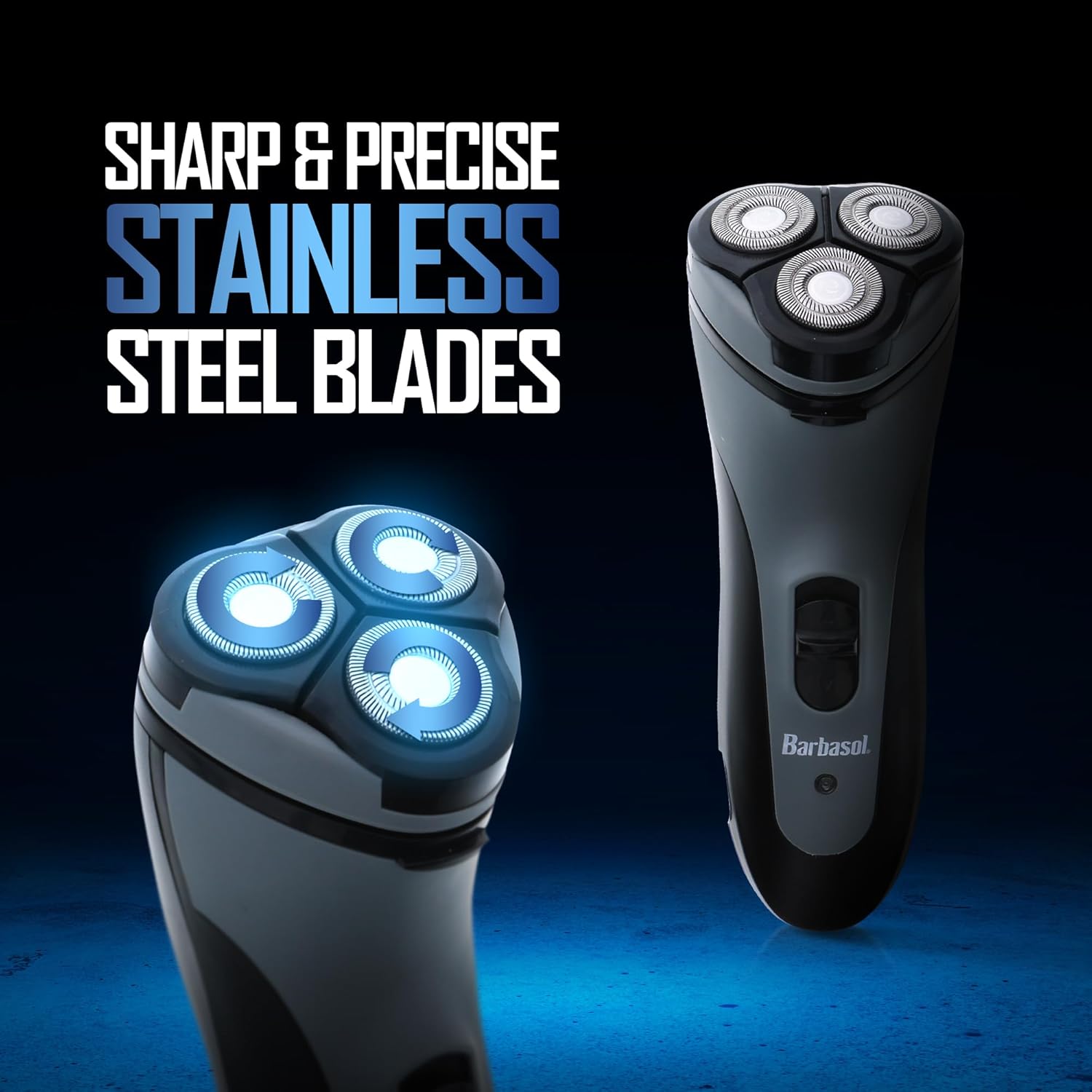 Barbasol Rechargeable Men's Electric Rotary Shaver photo 4