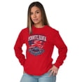 thumbnail image 3 of Pennsylvania Patriot PA American Flag Long Sleeve TShirt Men Women Brisco Brands S, 3 of 6