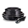 thumbnail image 3 of 9-Pieces Cookware Set w/ Detached Ergonomic Handle Carbon Pro Collection, 3 of 9