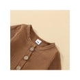 thumbnail image 5 of GXFC Infant Baby Boys Fall One Piece Jumpsuits Newborn Boys Long Sleeve Buttons Romper Pants Spring Bodysuit Clothes for Toddler Boys 0-18M, 5 of 9
