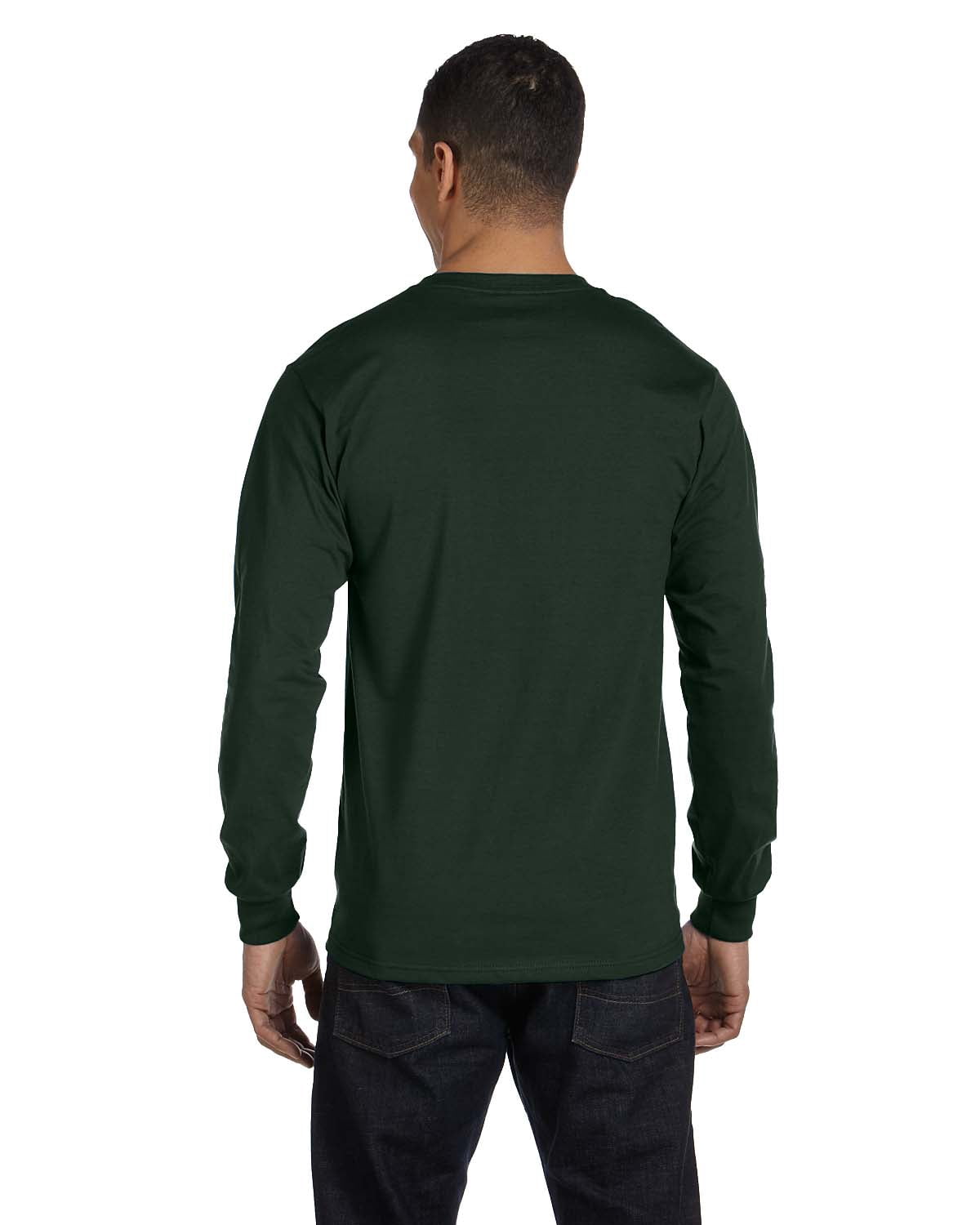 Mens 6.1 oz. Long-Sleeve Beefy-T 5186 (5 PACK)