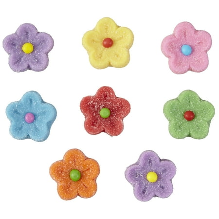 Wilton Gummy Flower Decorations, 8ct