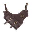 thumbnail image 3 of Medieval Rana Steampunk cinturón cintura cinturón colgador Medieval Rana para caballero escenario juego de rol accesorios de Marrón Hugo Vaina, 3 of 10