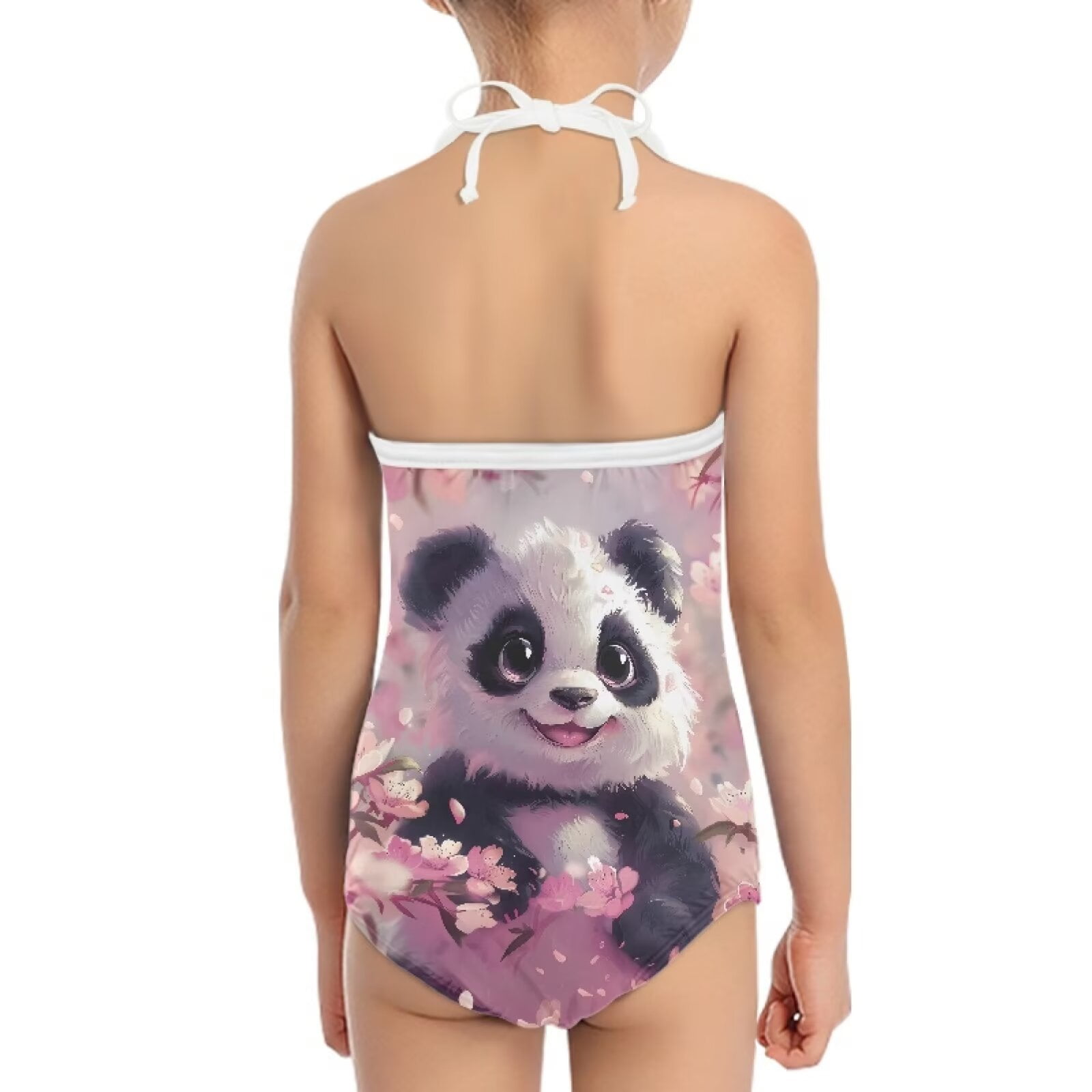 Panda swimsuit girl deals