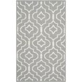 thumbnail image 2 of SAFAVIEH Dhurrie Slater Geometric Moroccan Wool Area Rug, Grey/Ivory, 9' x 12', 2 of 5