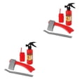 thumbnail image 2 of Vogacara Conjunto de juguete de bombero para niños, suministros para disfraz de puesta en escena de Cosplay, accesorios de fuego de accesorios de fuego 2piezas, 2 of 6