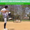thumbnail image 6 of GoSports 7 ft x 7 ft PRO Baseball & Softball Practice Hitting & Pitching Net with Bow Type Frame, 6 of 7
