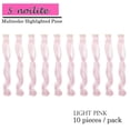 thumbnail image 2 of Colored Highlights Straight/Curly Clip in Hair Extensions Synthetic Hair in Multiple Colors, 2 of 6