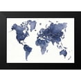 thumbnail image 2 of Marshall, Laura 24x17 Black Modern Framed Museum Art Print Titled - Watercolor Wanderlust Indigo, 2 of 5