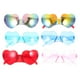 thumbnail image 1 of KAKOWELY 6 gafas de sol sin montura con forma de corazón, modernas y elegantes, ideales como recuerdo de fiesta., 1 of 5
