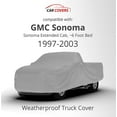 thumbnail image 2 of Weatherproof Truck Cover Compatible with 1997-2003 GMC Sonoma Extended Cab6 Ft Bed - 5L Outdoor & Indoor - Protect from Rain, Snow, Hail, Sun - Theft Cable Lock, Bag & Wind Straps, 2 of 9