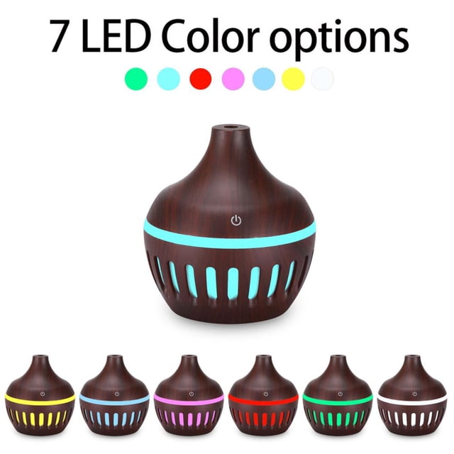 Feltree 300ML Aroma Diffuser Humidifier with LED Color Light, USB Essential Oil Diffuser for Home Office, Decorative Vaporizer for Relaxation