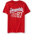 thumbnail image 1 of Aeropostale Mens Script New York 87 Graphic Camiseta, Rojo, Mediano Aeropostale Camiseta gráfica, 1 of 1