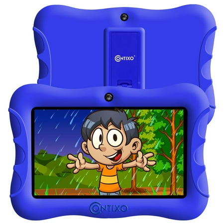 Contixo Kids Tablet with over $150 value of pre-installed Teacher Approved Apps, Android, 7", 32GB Storage, Learning Tablet with Parental Control, Kid-Proof Protective Case, age 3-8, V9-3-32-DB