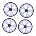 thumbnail image 3 of 4 Ruedas Giratorias Silenciosas de EVA para Carrito de Compras, Ideales para Accesorios de Supermercado Y Poleas., 3 of 9
