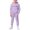 C176 Light Purple, variant on CONZONE Toddler Boys Outfits 2 Piece Letter Graphic Long Sleeve Hoodies Pants Set Cozy Fall Winter Clothes for Kids