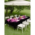 thumbnail image 4 of Outdoor Tablecloths with Umbrella Hole & Zipper, Dragon Flames 54x80 Inch Tablecloth Rectangle, Purple Dragons Abstract Modern Art Waterproof Table Cloth, Patio/Pool/Picnic Table Covers, 4 of 8